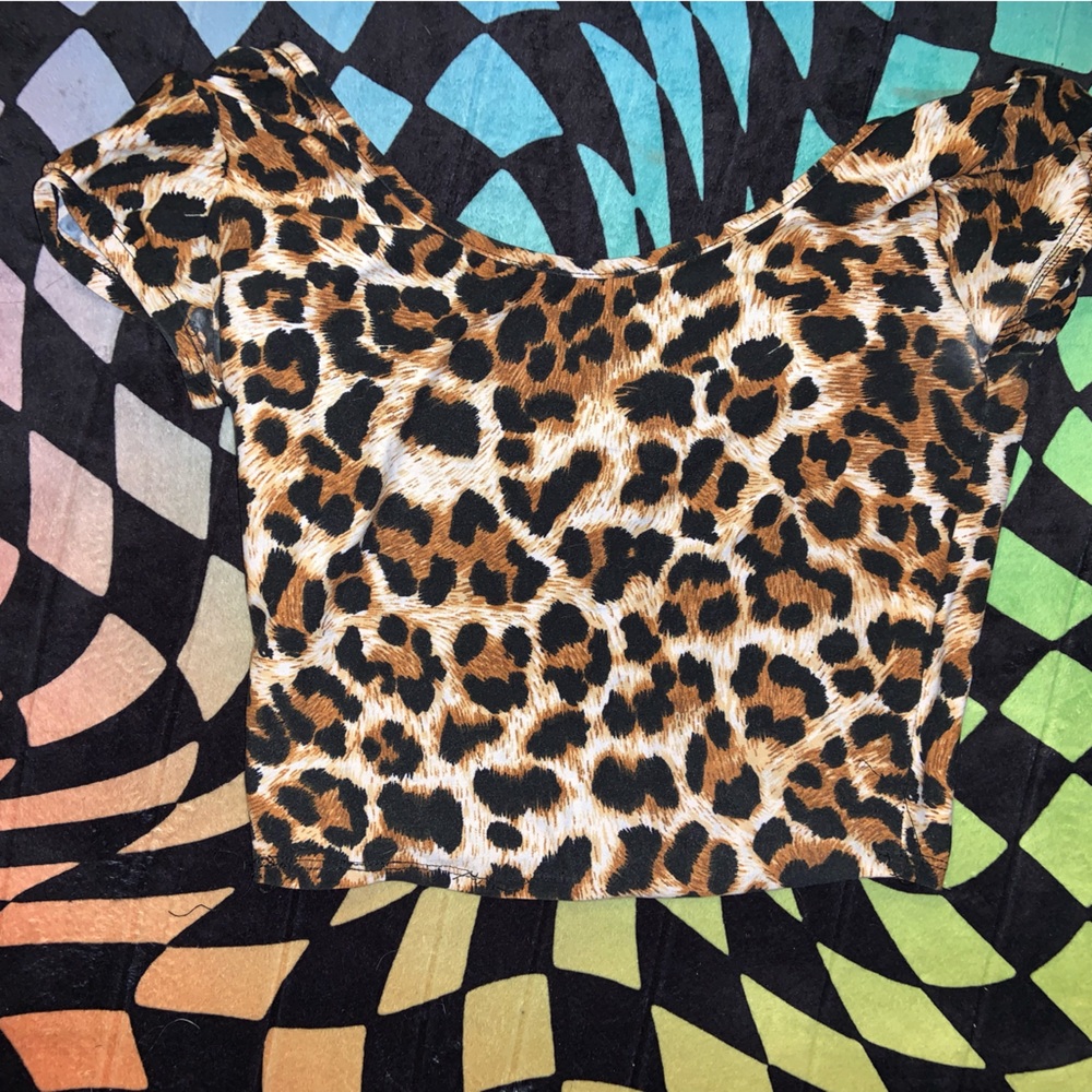 Leopard Crop Top